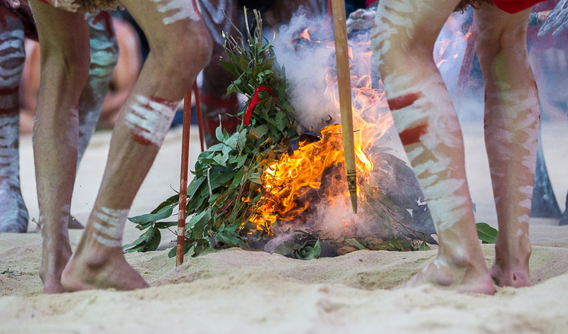 Fire Dance Aboriginal performance